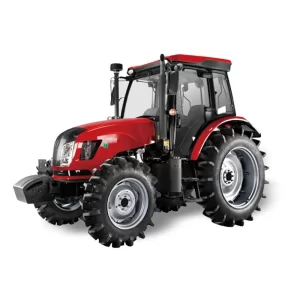 Four wheel drive agricultural tractor