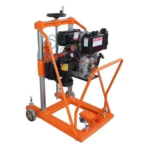 Concrete road core drilling machine