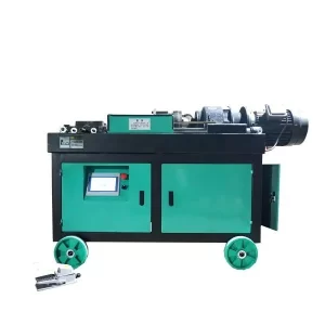 CNC metal rebar thread rolling machine