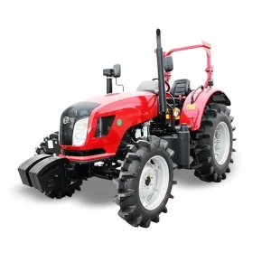 Four wheel drive agricultural tractor