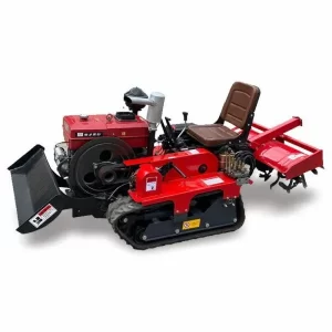 Agriculture Micro Rotary Tiller Crawler Tractor Farm Cultivator