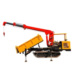 Crawler dump crane