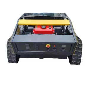 Tracked remote-controlled lawn mower