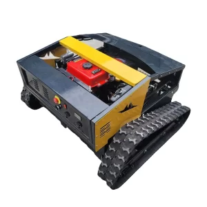 Tracked remote-controlled lawn mower